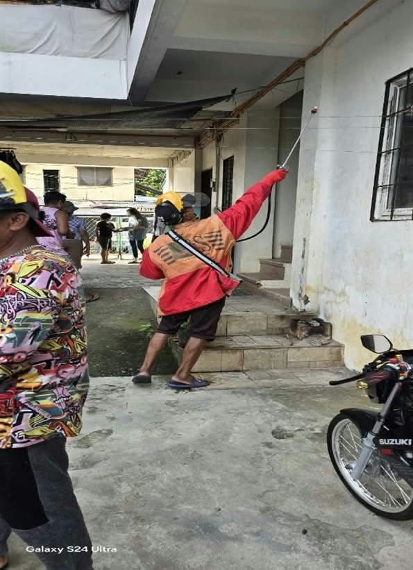 Misting operation in residential areas